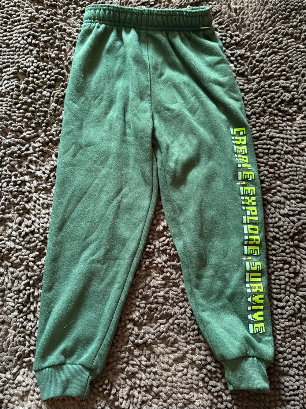 Kids Mint Green Graphic Hoodie & Jogger Set - Create Explore Survive